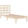 Estructura de cama madera maciza 75x190 cm de , Camas y somieres - Ref: Foro24-3105430, Precio: 81,84 €, Descuento: %