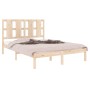 Estructura de cama madera maciza de pino 140x190 cm de , Camas y somieres - Ref: Foro24-3105580, Precio: 115,26 €, Descuento: %