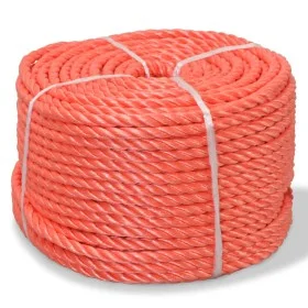 Cuerda torcida de polipropileno 8 mm 500 m naranja de vidaXL, Sogas y cuerdas metálicas - Ref: Foro24-143833, Precio: 101,40 ...