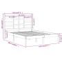 Estructura de cama madera maciza 140x200 cm de , Camas y somieres - Ref: Foro24-3105795, Precio: 115,66 €, Descuento: %