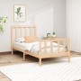 Estructura de cama madera maciza de pino 100x200 cm de , Camas y somieres - Ref: Foro24-3106693, Precio: 112,01 €, Descuento: %