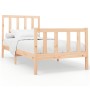 Estructura de cama madera maciza de pino 100x200 cm de , Camas y somieres - Ref: Foro24-3106693, Precio: 112,01 €, Descuento: %