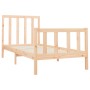 Estructura de cama madera maciza de pino 100x200 cm de , Camas y somieres - Ref: Foro24-3106693, Precio: 112,01 €, Descuento: %