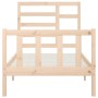 Estructura de cama madera maciza de pino 100x200 cm de , Camas y somieres - Ref: Foro24-3107603, Precio: 112,77 €, Descuento: %