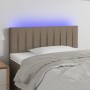 Cabecero con LED de tela gris taupe 80x5x78/88 cm de , Cabeceros y pies de cama - Ref: Foro24-3121828, Precio: 38,50 €, Descu...