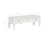 Mueble para TV de madera blanco 100x35x35 cm de vidaXL, Muebles TV - Ref: Foro24-280048, Precio: 168,77 €, Descuento: %