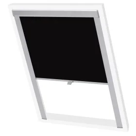 Persiana enrollable opaca negra FK06 de vidaXL, Persianas y estores - Ref: Foro24-133516, Precio: 45,11 €, Descuento: %