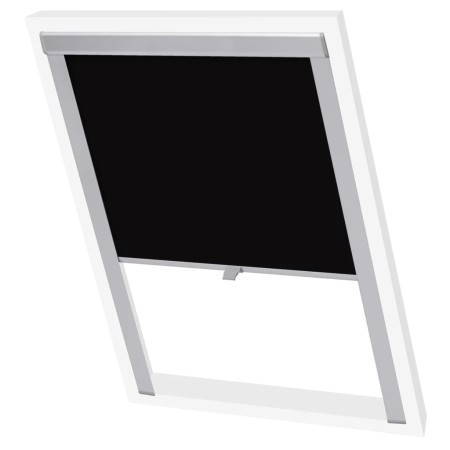 Persiana enrollable opaca negra FK06 de vidaXL, Persianas y estores - Ref: Foro24-133516, Precio: 48,84 €, Descuento: %