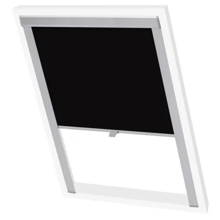 Persiana enrollable opaca negra FK06 de vidaXL, Persianas y estores - Ref: Foro24-133516, Precio: 45,11 €, Descuento: %