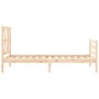 Estructura de cama individual con cabecero madera maciza de , Camas y somieres - Ref: Foro24-3194336, Precio: 86,37 €, Descue...