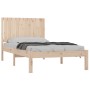 Estructura de cama madera maciza de pino 100x200 cm de , Camas y somieres - Ref: Foro24-3104403, Precio: 108,55 €, Descuento: %