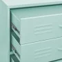 Mint green steel drawer cabinet 80x35x101.5 cm by , Drawers - Ref: Foro24-336203, Price: 177,51 €, Discount: %