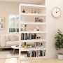 Estantería divisor de espacios madera pino blanco 100x30x200 cm de , Librerías y estanterías - Ref: Foro24-808229, Precio: 18...
