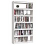 Estantería divisor de espacios madera pino blanco 100x30x200 cm de , Librerías y estanterías - Ref: Foro24-808229, Precio: 18...