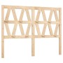 Cabecero de cama madera maciza de pino 141x4x100 cm de , Cabeceros y pies de cama - Ref: Foro24-818615, Precio: 52,68 €, Desc...