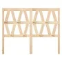 Solid pine wood bed headboard 141x4x100 cm by , Headboards and footboards - Ref: Foro24-818615, Price: 51,93 €, Discount: %