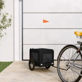 Remolque de bicicleta mascotas hierro tela Oxford negro de , Cochecitos para mascotas - Ref: Foro24-93912, Precio: 105,56 €, ...