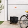 Remolque de bicicleta mascotas hierro tela Oxford negro de , Cochecitos para mascotas - Ref: Foro24-93912, Precio: 93,68 €, D...