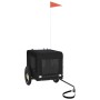 Remolque de bicicleta mascotas hierro tela Oxford negro de , Cochecitos para mascotas - Ref: Foro24-93912, Precio: 93,68 €, D...