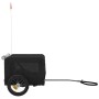 Remolque de bicicleta mascotas hierro tela Oxford negro de , Cochecitos para mascotas - Ref: Foro24-93912, Precio: 93,68 €, D...