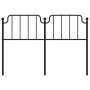 Cabecero de metal negro 135 cm de , Cabeceros y pies de cama - Ref: Foro24-373919, Precio: 30,48 €, Descuento: %