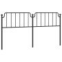 Cabecero de metal negro 200 cm de , Cabeceros y pies de cama - Ref: Foro24-373925, Precio: 34,24 €, Descuento: %