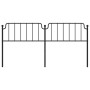 Cabecero de metal negro 200 cm de , Cabeceros y pies de cama - Ref: Foro24-373925, Precio: 34,24 €, Descuento: %