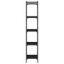 Librería de 5 estantes madera de ingeniería negro 40x30x154 cm de , Librerías y estanterías - Ref: Foro24-837637, Precio: 46,...