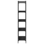 Librería de 5 estantes madera de ingeniería negro 80x30x154 cm de , Librerías y estanterías - Ref: Foro24-837677, Precio: 61,...