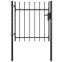Puerta para valla con puntas de lanza 100x75 cm de vidaXL, Puertas de jardín - Ref: Foro24-144358, Precio: 119,95 €, Descuent...