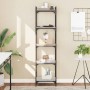 Librería 5 estantes madera ingeniería gris Sonoma 40x30x154 cm de , Librerías y estanterías - Ref: Foro24-837640, Precio: 53,...