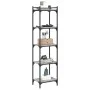 Librería 5 estantes madera ingeniería gris Sonoma 40x30x154 cm by , Bookcases and shelves - Ref: Foro24-837640, Price: 52,94 ...