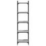 Librería 5 estantes madera ingeniería gris Sonoma 40x30x154 cm by , Bookcases and shelves - Ref: Foro24-837640, Price: 52,94 ...