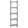 Librería 5 estantes madera ingeniería gris Sonoma 40x30x154 cm de , Librerías y estanterías - Ref: Foro24-837640, Precio: 53,...