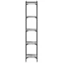 Librería 5 estantes madera ingeniería gris Sonoma 40x30x154 cm by , Bookcases and shelves - Ref: Foro24-837640, Price: 52,94 ...