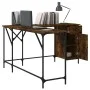 Escritorio madera de ingeniería roble ahumado 141x141x75 cm de , Escritorios - Ref: Foro24-837599, Precio: 99,70 €, Descuento: %