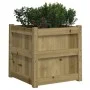 Jardinera madera maciza de pino impregnada 50x50x50 cm de , Maceteros y jardineras - Ref: Foro24-837422, Precio: 62,02 €, Des...