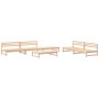 Juego de muebles de jardín 6 piezas madera maciza de pino de , Conjuntos de jardín - Ref: Foro24-3186613, Precio: 463,65 €, D...