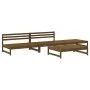 Juego de muebles jardín 4 pzas madera maciza pino marrón miel de , Conjuntos de jardín - Ref: Foro24-3186595, Precio: 384,32 ...