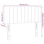 Cabecero de tela color crema 80x5x78/88 cm de , Cabeceros y pies de cama - Ref: Foro24-346205, Precio: 37,16 €, Descuento: %