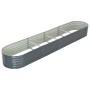 Arriate de acero galvanizado gris 400x80x44 cm de vidaXL, Maceteros y jardineras - Ref: Foro24-45526, Precio: 159,95 €, Descu...