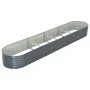 Arriate de acero galvanizado gris 400x80x44 cm de vidaXL, Maceteros y jardineras - Ref: Foro24-45526, Precio: 155,98 €, Descu...