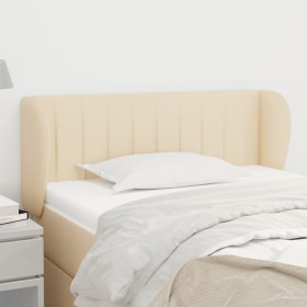Cabecero de tela color crema 83x23x78/88 cm de , Cabeceros y pies de cama - Ref: Foro24-3117361, Precio: 52,66 €, Descuento: %