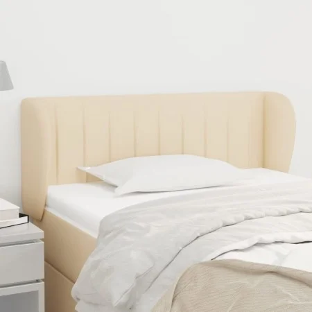 Kopfteil aus cremefarbenem Stoff, 83 x 23 x 78/88 cm von , Kopf- und Fußteile - Ref: Foro24-3117361, Preis: 51,88 €, Rabatt: %