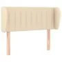 Kopfteil aus cremefarbenem Stoff, 83 x 23 x 78/88 cm von , Kopf- und Fußteile - Ref: Foro24-3117361, Preis: 51,88 €, Rabatt: %