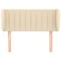 Kopfteil aus cremefarbenem Stoff, 83 x 23 x 78/88 cm von , Kopf- und Fußteile - Ref: Foro24-3117361, Preis: 51,88 €, Rabatt: %