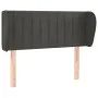 Kopfteil aus dunkelgrauem Samt, 93 x 23 x 78/88 cm von , Kopf- und Fußteile - Ref: Foro24-3117419, Preis: 50,37 €, Rabatt: %