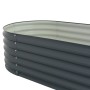 Arriate de acero galvanizado gris 400x80x44 cm de vidaXL, Maceteros y jardineras - Ref: Foro24-45526, Precio: 159,95 €, Descu...