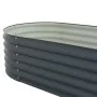 Arriate de acero galvanizado gris 400x80x44 cm de vidaXL, Maceteros y jardineras - Ref: Foro24-45526, Precio: 155,98 €, Descu...