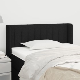 Cabecero de tela negro 83x16x78/88 cm de , Cabeceros y pies de cama - Ref: Foro24-3118982, Precio: 37,68 €, Descuento: %